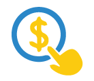 pay per click advertising icon