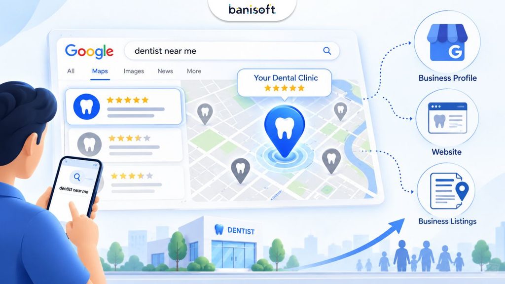 How Google actually ranks dental clinics locally?