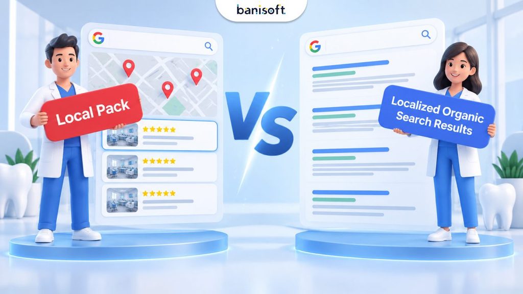 Local pack and local organic are two different games