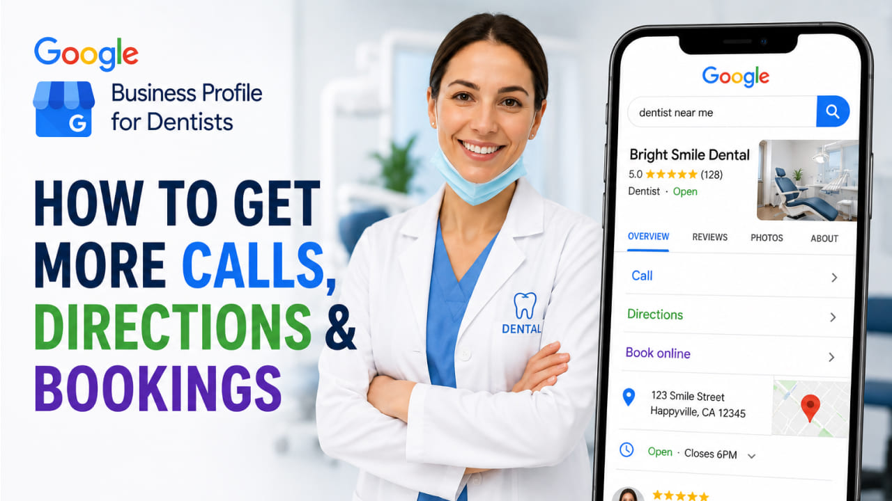 Google Business Profile for Dentists: How to Get More Calls, Directions & Bookings