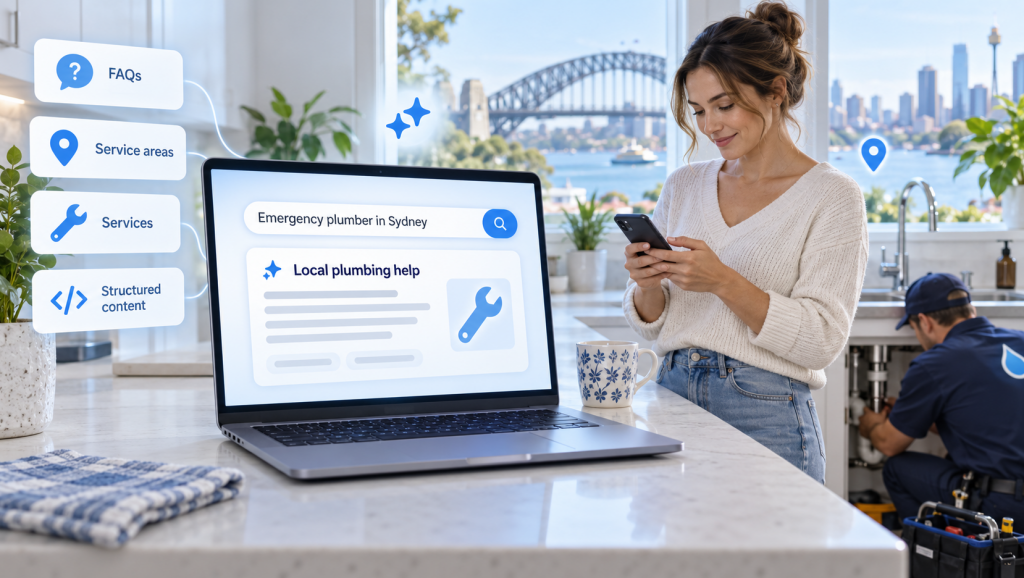 Plumbing Digital Marketing Case Study ai search optimization