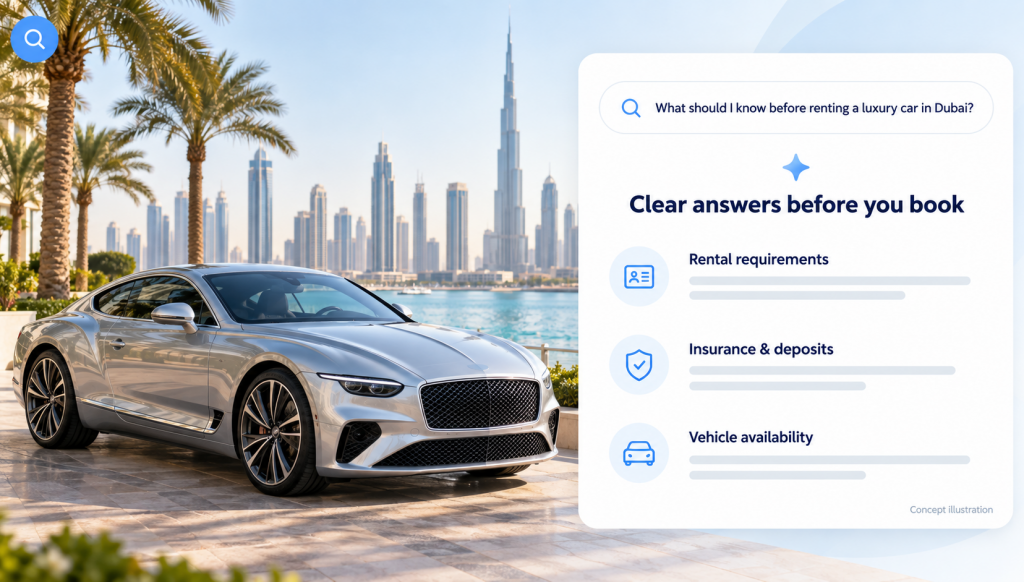 dubai rental car business case study ai search optimization