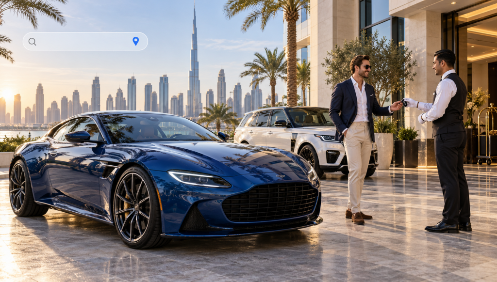 dubai rental car business case study cover image