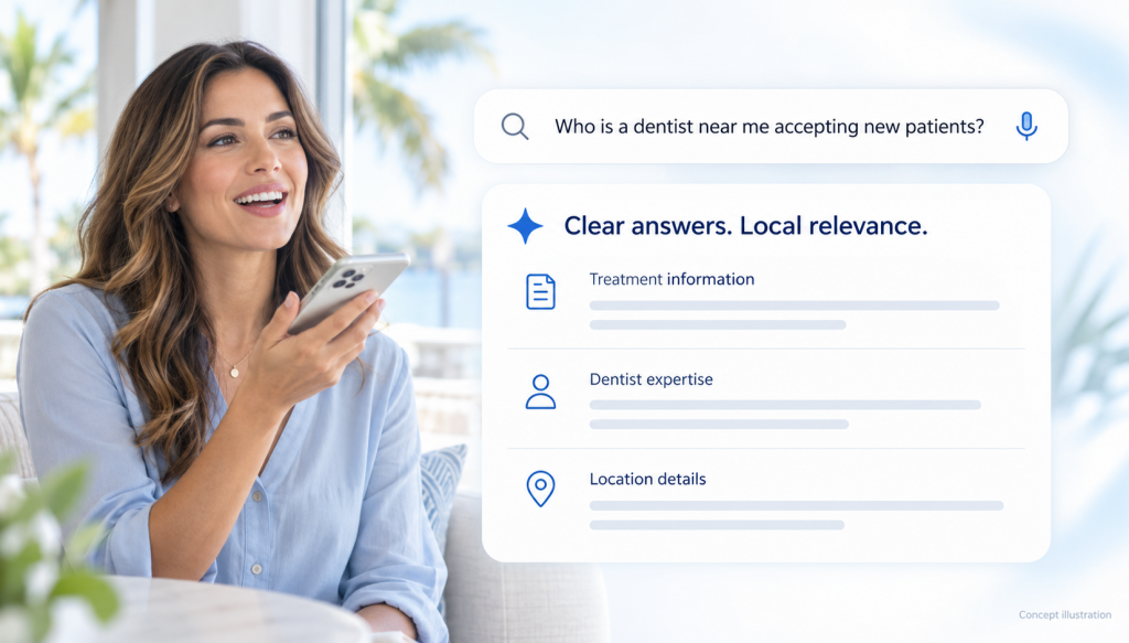 florida dental marketing case study ai search optimization